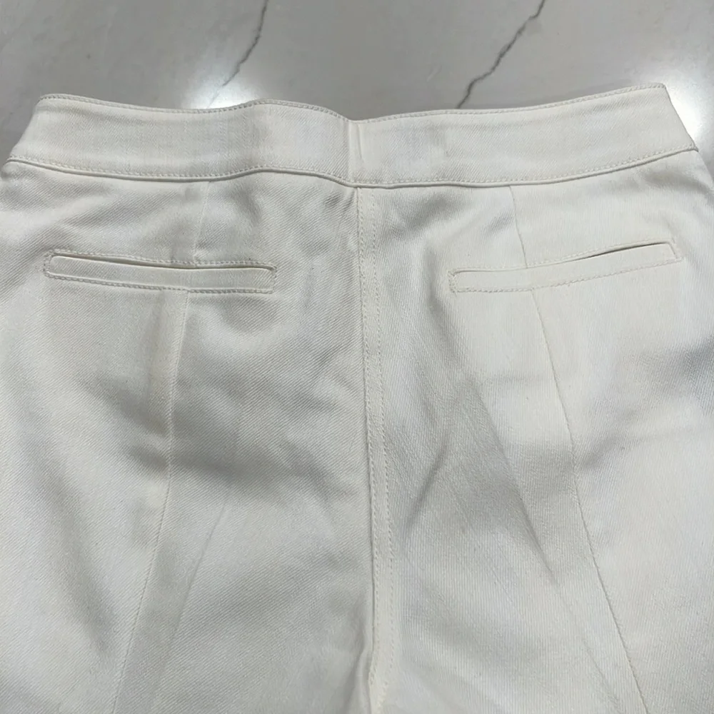 Derek Lam white denim wide leg high waisted Jeans NWT size 2